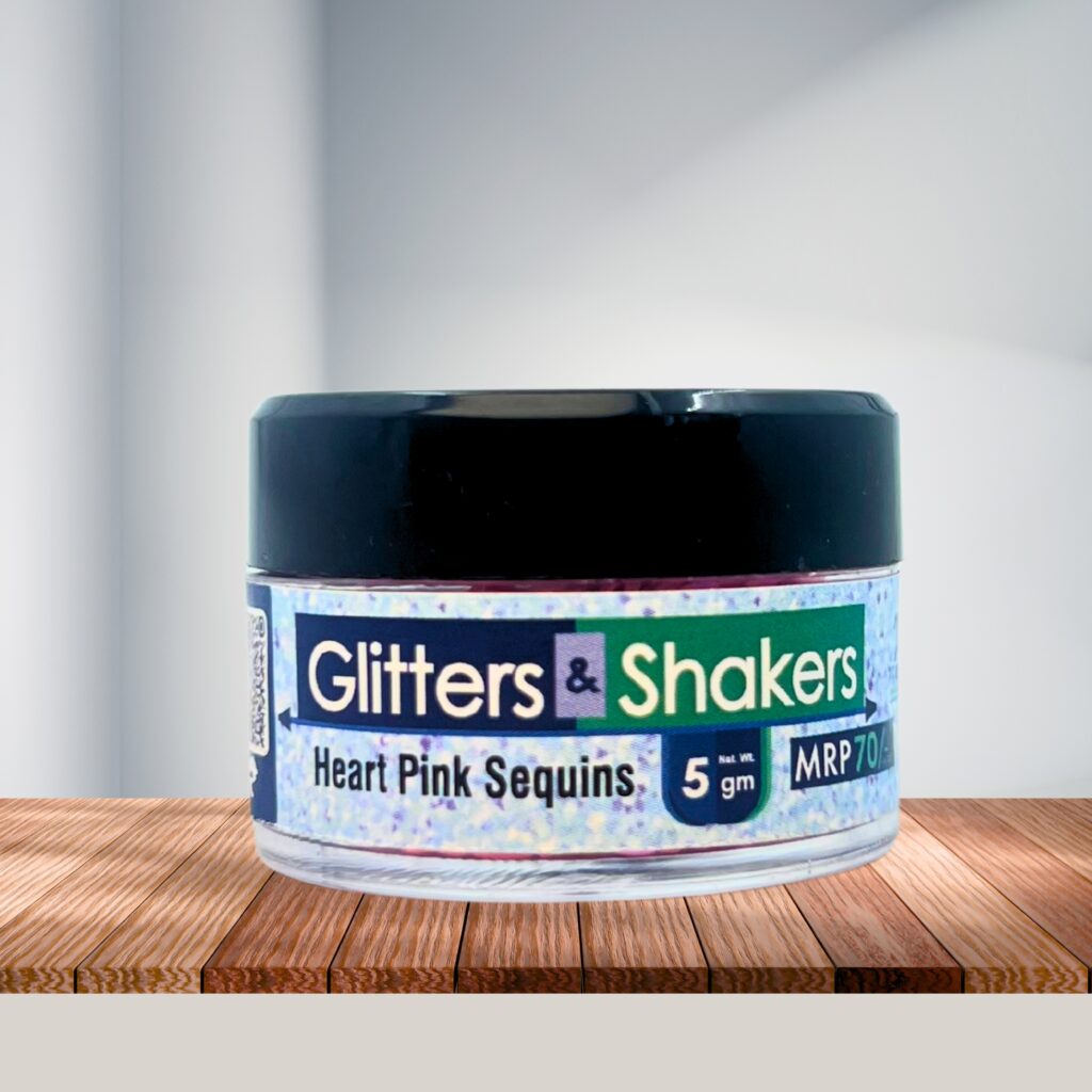 heart pink sequins
